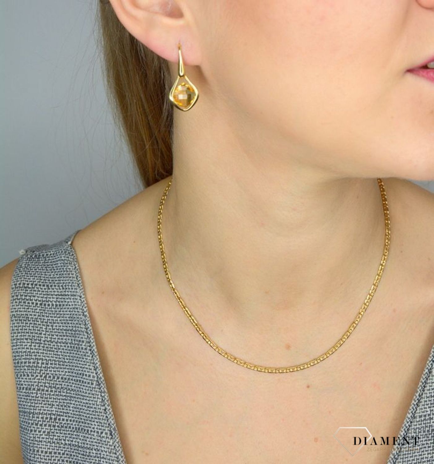 Złoty łańcuszek 333 o szerokości 3 mm DIA-LAN-1451-333 3mm (1).jpg